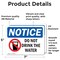 Signmission Do Not Drink The Water, 7 in W x Rectangle, Vinyl Decal OS-2PACK-NS-D-57-L-15427 - alternate 6